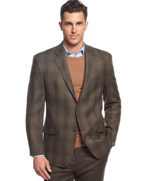 olive michael kors coat men|Michael Kors men's blazer.